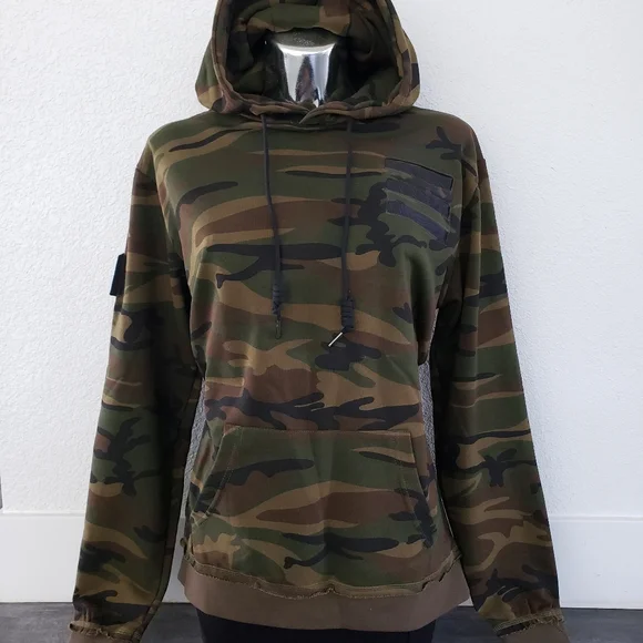 New Designers | Peace Camo Khaki | Pullover Hoodie - Picture 1 of 5